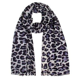 Scarvesme Leopard Pattern Print Oblong Loop Scarf